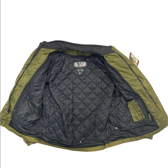 NWT Vintage MotoGP Mens Motorcycle Riding Jacket Medium Removable Liner - Picture 5 of 8